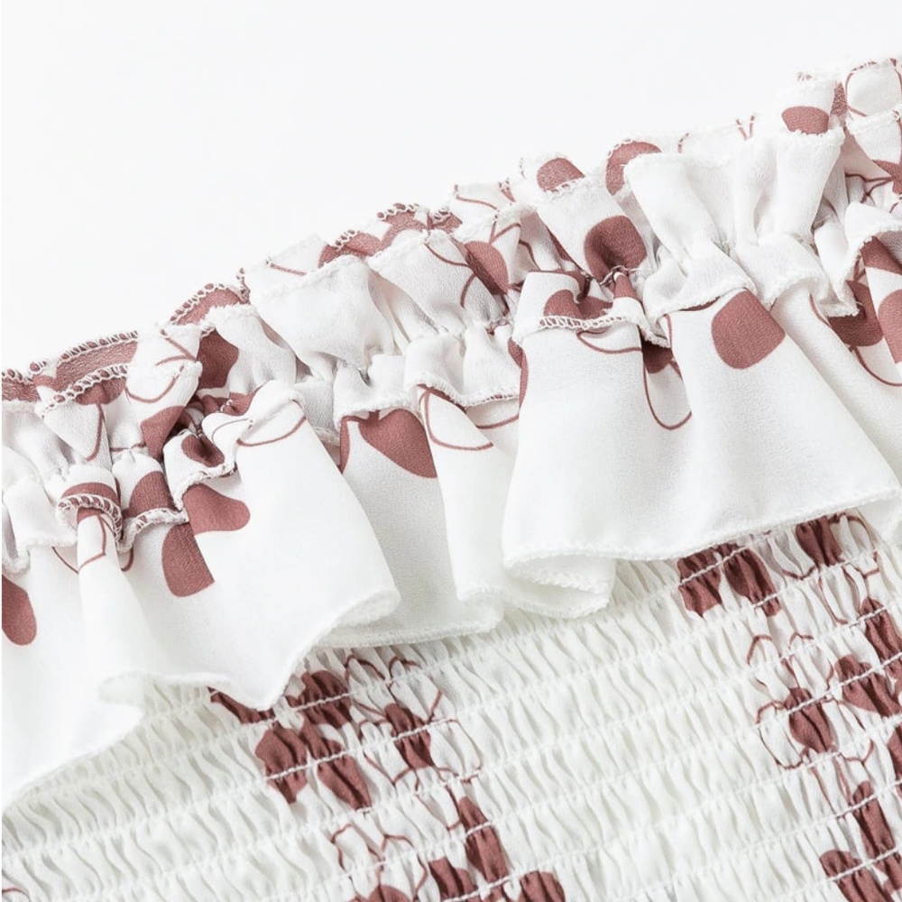 S left! floral off the shoulder top - Picture 4 of 4